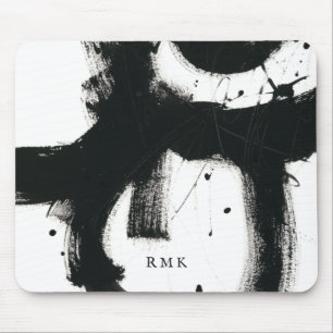 Add Your Initials Onyx Gesture Mouse Mat