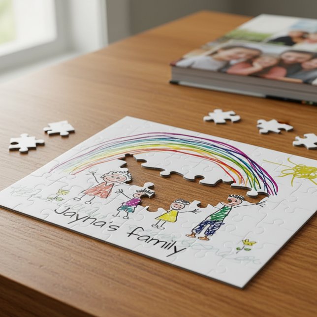Add Your Kids Art Work Here Fun Jigsaw Puzzle (Add Your Kids Art Work Here Fun Jigsaw Puzzle)