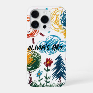 Add your Kid's Artwork to this iPhone 16 Pro Case