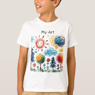 Add your Kid's Artwork to this T-Shirt