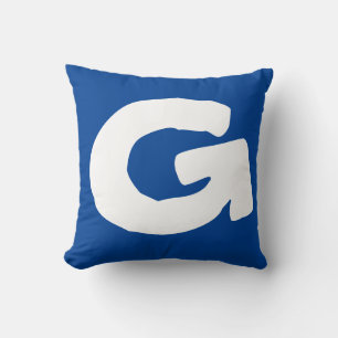 Add Your Letter G Throw Pillow Cushion