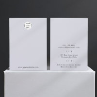 Add your logo All-in-one Jewellery Display Card