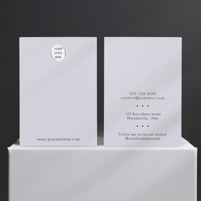 Add your logo All-in-one Jewellery Display Card (Creator Uploaded)