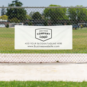 Add Your Logo and Business Website Custom Banner