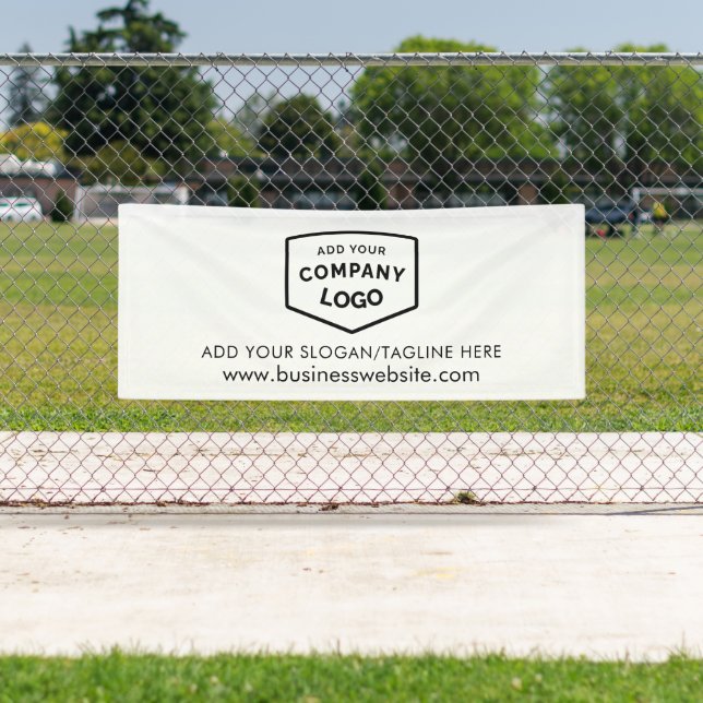 Add Your Logo and Business Website Custom Banner (Insitu)