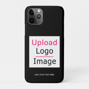 Add Your Logo and Custom Text Modern Business Chic iPhone 11 Pro Case