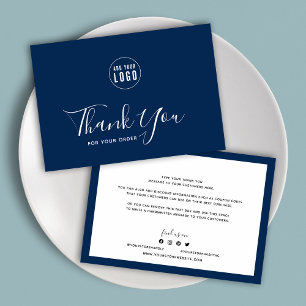 Add Your Logo and Editable Border Colour Thank You