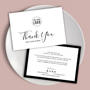 Add Your Logo and Editable Border Colour Thank You