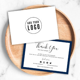 Add Your Logo and Editable Colour Thank You