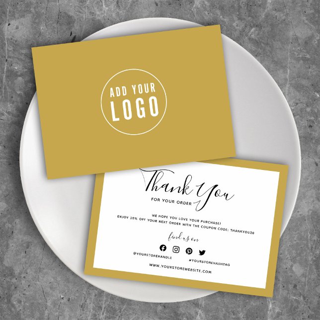 Add Your Logo and Editable Colour Thank You (Creator Uploaded)