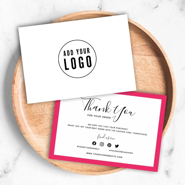 Add Your Logo and Editable Colour Thank You (Creator Uploaded)