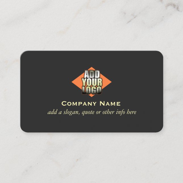 Add Your Logo Any Colour Generic Business Card (Front)