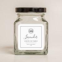 Add Your Logo Black Border Product Label