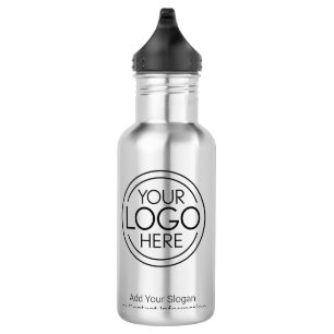 Add Your Logo Business Corporate Modern Minimalist 532 Ml Water Bottle