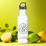 Add Your Logo Business Corporate Modern Minimalist 710 Ml Water Bottle<br><div class="desc">Perfect for an office party or presentation, these logo water bottles are simple in design. You can change the background colour to match the colour that coordinates with your company logo. The extra lines of type can be used for company contact information or for a place to add a special...</div>