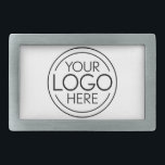 Add Your Logo Business Corporate Modern Minimalist Belt Buckle<br><div class="desc">Perfect for an office convention wearable or presentation gift, these logo belt buckles are simple in design. You can change the background colour to match the colour that coordinates with your company logo. A simple, no frills design for any company. Upload your logo. If your logo doesn't fit, click on...</div>