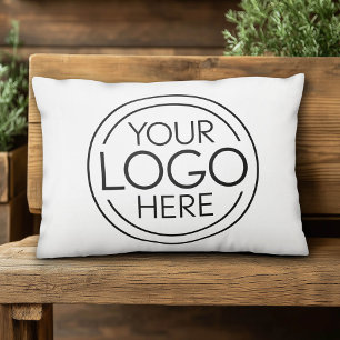Add Your Logo Business Corporate Modern Minimalist Decorative Cushion