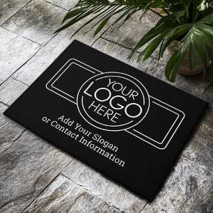 Add Your Logo Business Corporate Modern Minimalist Doormat