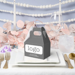Add Your Logo Business Corporate Modern Minimalist Favour Box