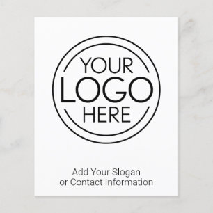 Add Your Logo Business Corporate Modern Minimalist Flyer