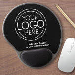 Add Your Logo Business Corporate Modern Minimalist Gel Mouse Mat<br><div class="desc">Perfect for an office giveaway or presentation, these logo maousepads are simple in design. You can change the background colour to match the colour that coordinates with your company logo. The extra lines of type can be used for company contact information or for a place to add a special occasion...</div>