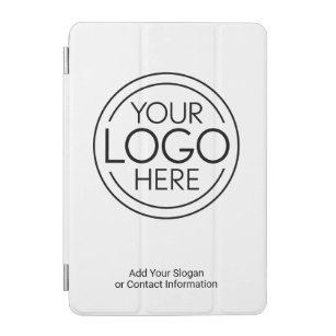 Add Your Logo Business Corporate Modern Minimalist iPad Mini Cover