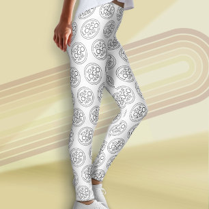 Add Your Logo Business Corporate Modern Minimalist Leggings