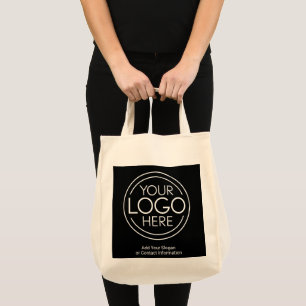 Add Your Logo Business Corporate Modern Minimalist Tote Bag