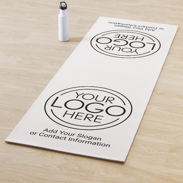 Add Your Logo Business Corporate Modern Minimalist Yoga Mat (In Situ)
