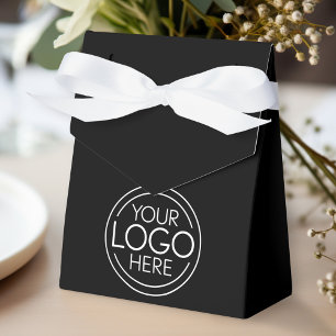 Add Your Logo Business Corporate Modern QR Code Favour Box