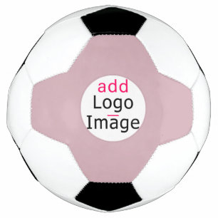 Add Your Logo Business Dusty Rose Pink Hue Football