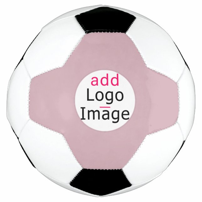Add Your Logo Business Dusty Rose Pink Hue Football (Front)