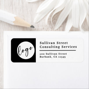 Add Your Logo Business Return Address Label