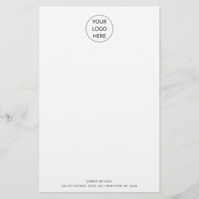 Add Your Logo Business Stationery (Front)
