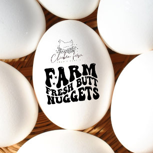 Add your logo Butt nugget egg stamp