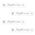 Add Your Logo Calligraphy Script Product