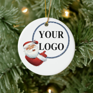 Add Your Logo Christmas Holiday Ceramic Tree Decoration