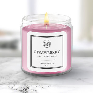 Add Your Logo Classic Black Border Product Label