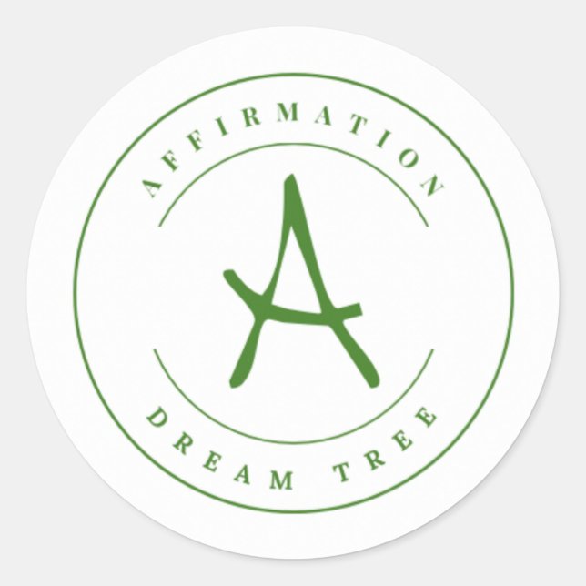 Add Your Logo  Classic Round Sticker (Front)