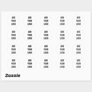 ADD YOUR LOGO CLASSIC ROUND STICKER