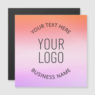 Add Your Logo Colourful Sunset Gradient Colours