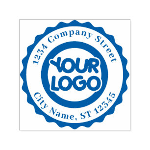Add Your Logo Company Return Address Self-inking Stamp