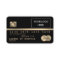 Add Your Logo Credit Card Styled Gold and Black