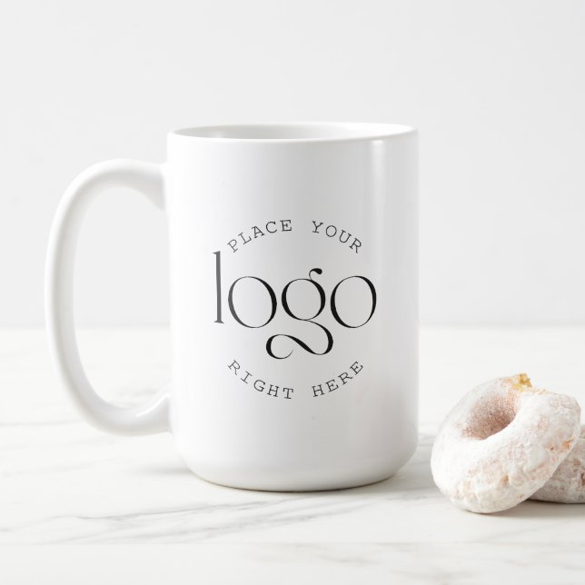 Add Your Logo Custom Business Promotional Coffee Mug (With Donut)