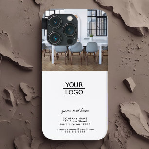 Add your Logo Custom Text Company Photo iPhone 13 Pro Case