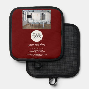 Add your Logo Custom Text Promotion Photo Pot Holder