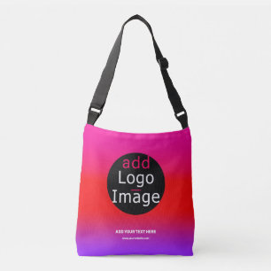 Add Your Logo Customisable Business Magenta Crossbody Bag