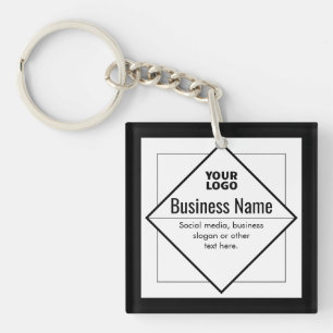 Add Your Logo Customisable Template Key Ring
