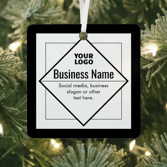 Add Your Logo Customizable Template Metal Tree Decoration (Insitu)