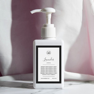 Add Your Logo Editable Border Colour Product Label